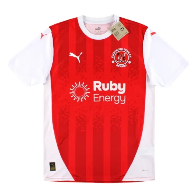 2024-25 Fleetwood Town Puma Home Shirt *w/tags* - Fleetwood Town / w/tags / Large