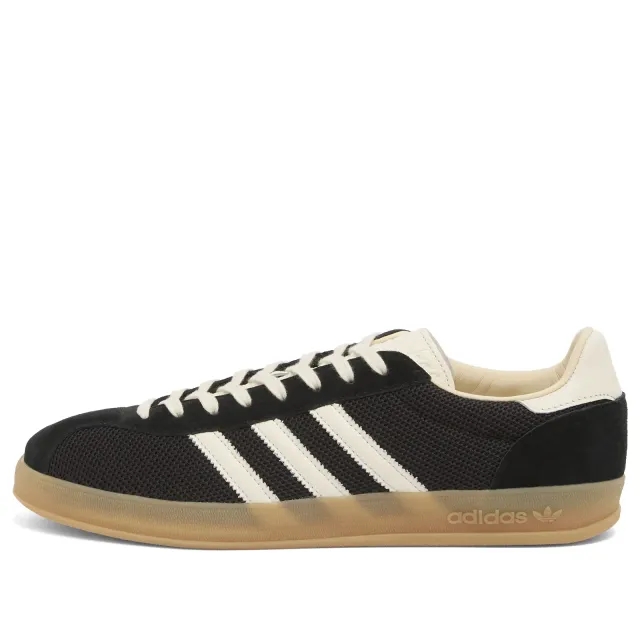Adidas Men's Gazelle Indoor Pro Sneaker Core Black/Off White/Warm Sandstone