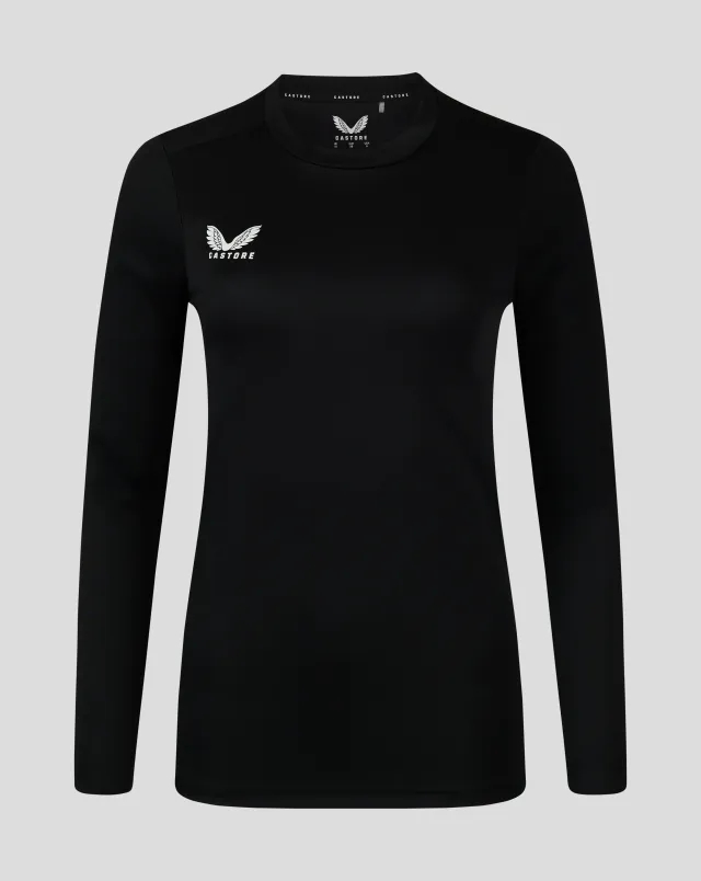 Castore Womens Long Sleeve Performance Tee - Caviar