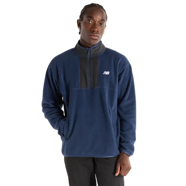 New Balance fleece Men Sweatshirts - Blue