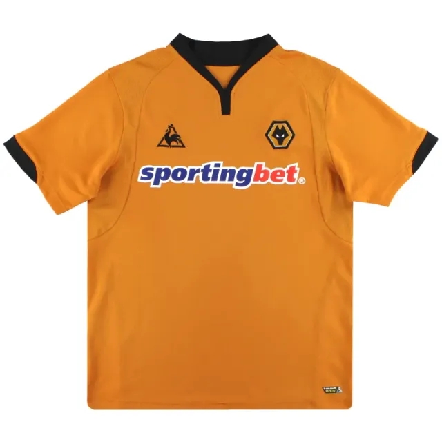 2009-10 Wolves Le Coq Sportif Home Shirt L - Wolves / Very good / Large