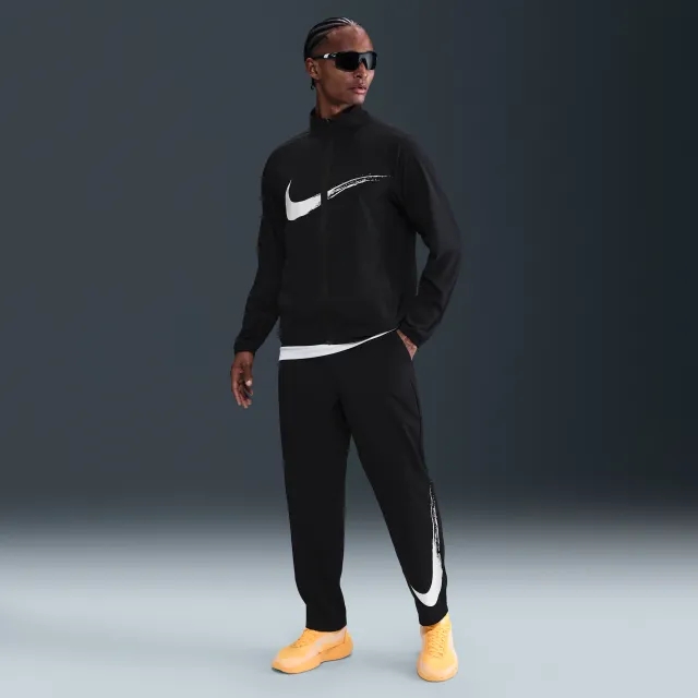 Nike Form Men's Dri-FIT Open-Hem Versatile Trousers - Black - Polyester