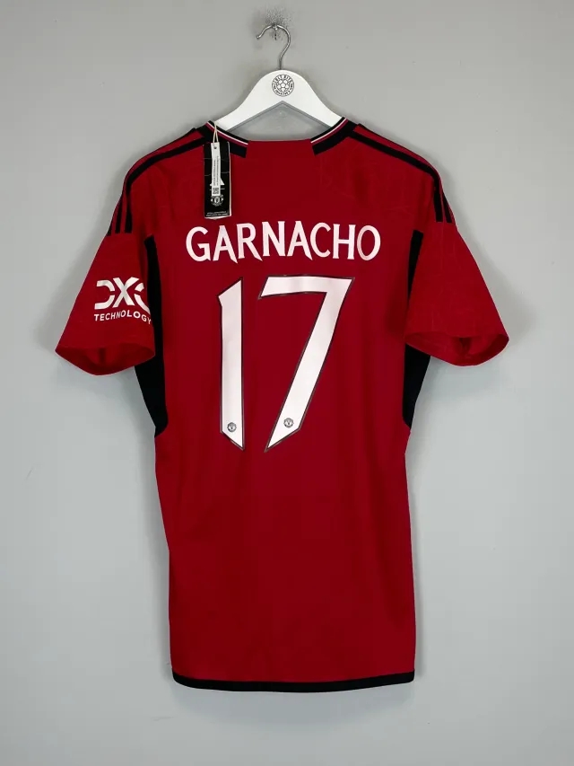 2023/24 MANCHESTER UNITED GARNACHO #17 *BNWT* HOME SHIRT (L) ADIDAS | Cult Kits