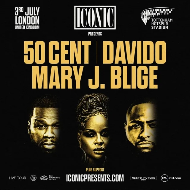 50 Cent, Mary J Blige & Boogie Wit da Hoodie London Tickets East Lower Premium 2025-07-03