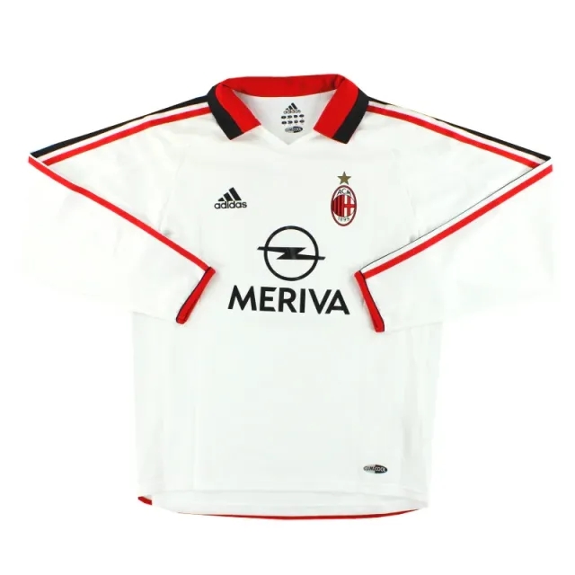 2003-04 AC Milan adidas Player Issue Away Shirt #3 L/S *As New* M - AC Milan / As New / Medium