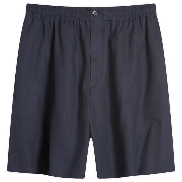 Gilga Farm by Donald Glover Linen Shorts Navy