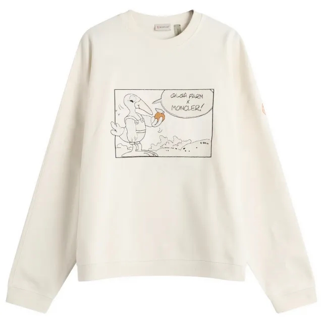 Gilga Farm by Donald Glover Fleece Sweatshirt White