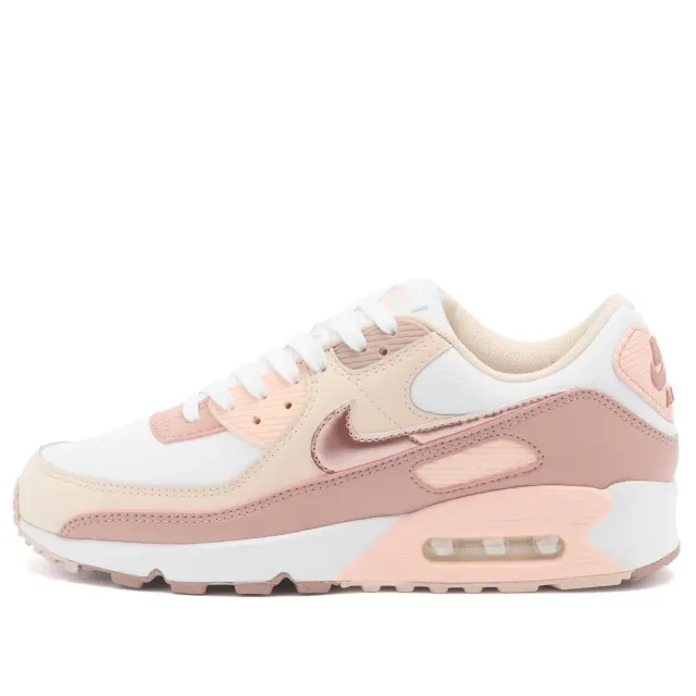 Nike Women's Air Max 90 Nn Prm W Sneaker White/Brown/Pink