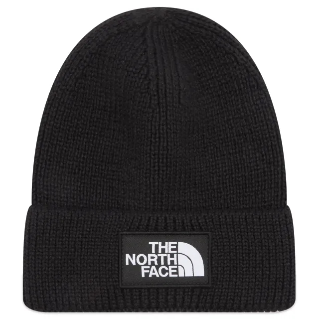 The North Face Men's Logo Box Cuffed Beanie Tnf Black