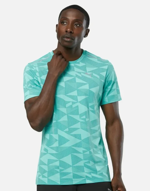 Men's Puma Aop Speed T-Shirt in Blue 
