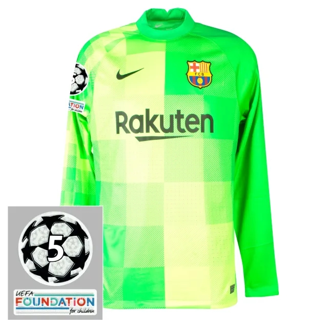 Nike Barcelona Away L/S GK Shirt 2021-2022
