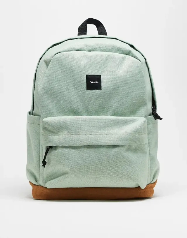 Vans Old Skool Sport Backpack In Gray Olive-Green