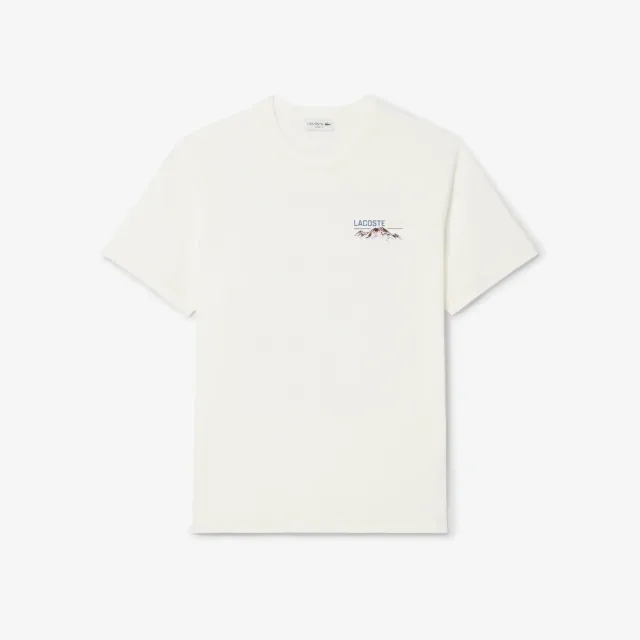 Lacoste Multi Print Jersey T-shirt - White
