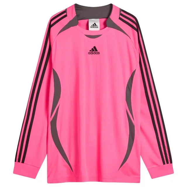 Adidas Men's Teamgeist Long Sleeve Lucid Pink/Black