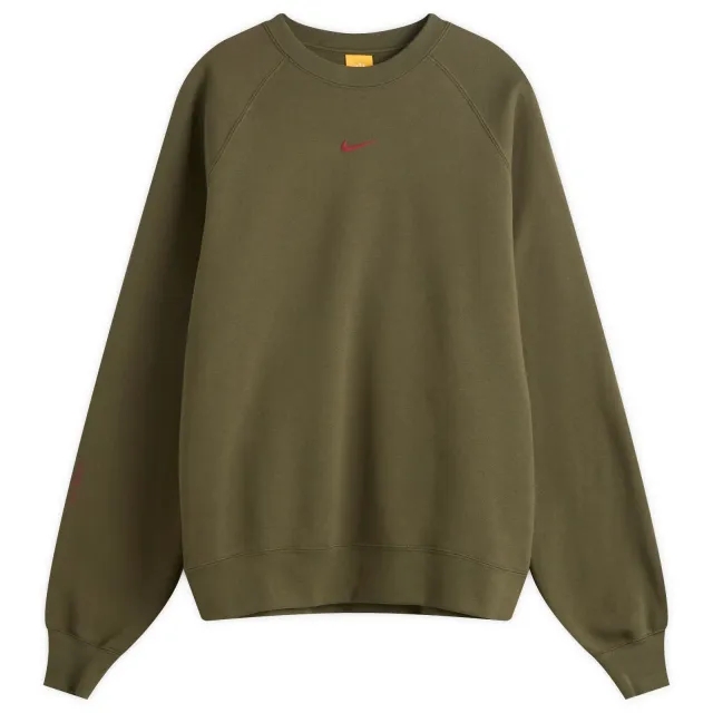 Nike Men's x Nocta Crew Fleece Khaki/Red