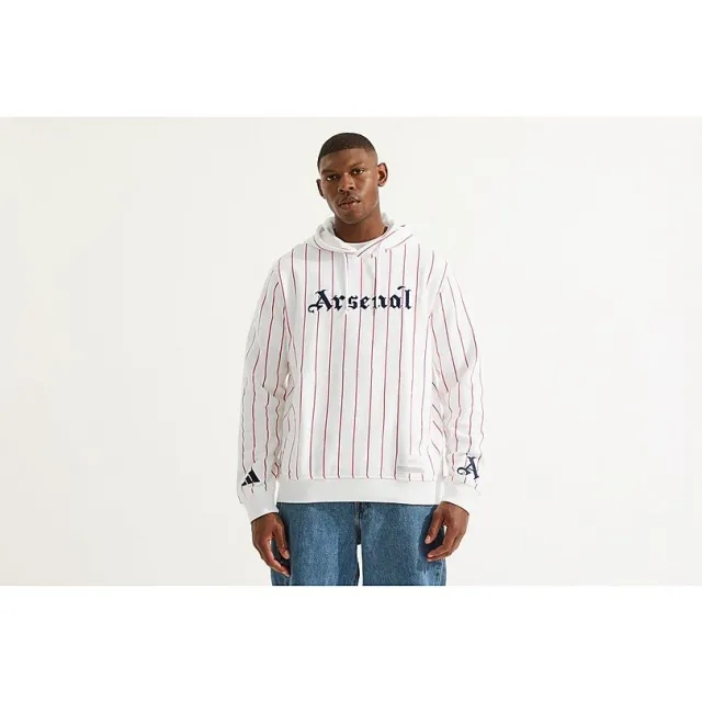 Arsenal adidas 25/26 White US Hoodie, Multicolor