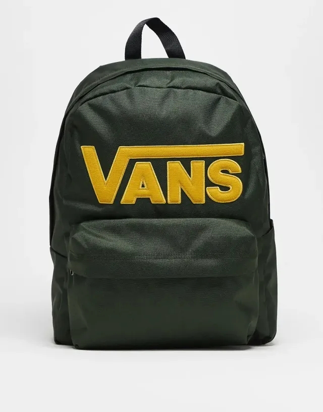 Vans Old Skool Drop V Backpack In Dried Kelp-Green