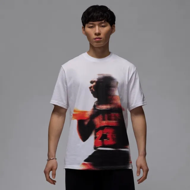 Nike Jordan Sport Men's Dri-FIT Graphic T-Shirt - White - Cotton