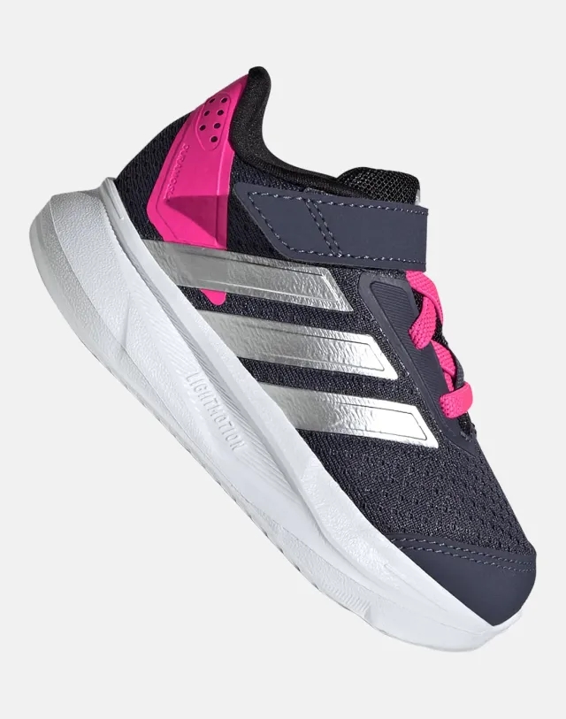 adidas Infant Duramo Sl2 Running Shoes in Black/Silver 