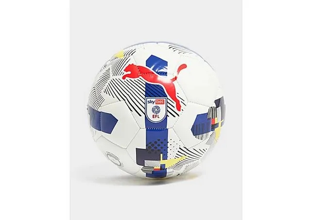 PUMA Orbita 6 Efl Sky Bet Football, White/Multicolor, size 3