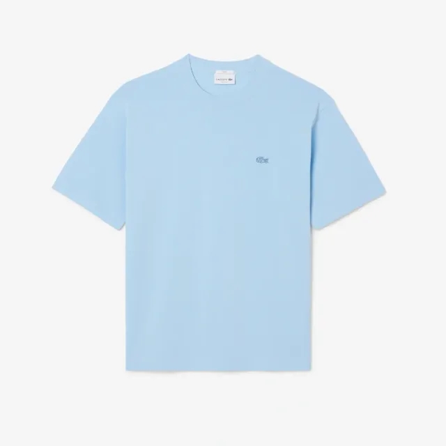Lacoste Loose Fit Heavy Jersey T-shirt - Pale Blue