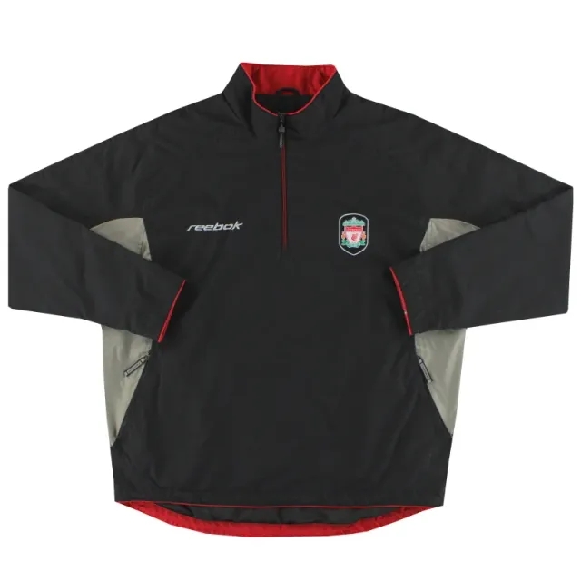 2002-04 Liverpool Reebok 1/2 Zip Training Top XL - Liverpool / Excellent / XL