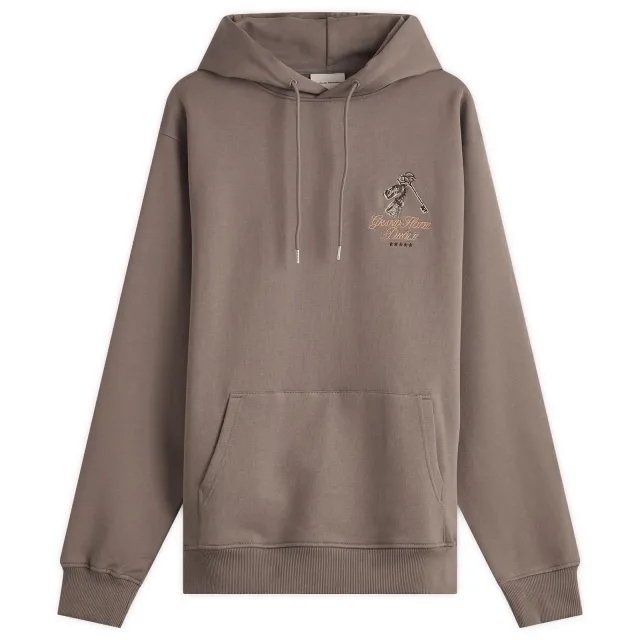 Drôle de Monsieur Men's Grand Hotel Hoodie Taupe