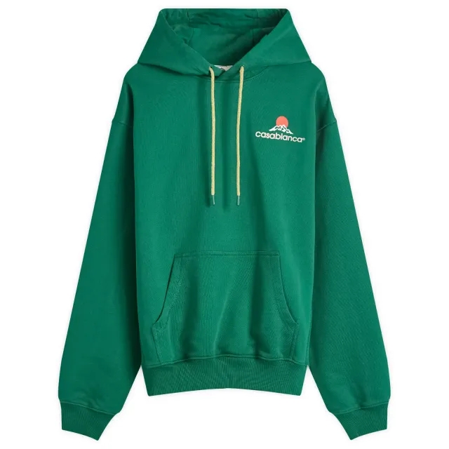 Casablanca Men's Montagne Printed Hoodie Green