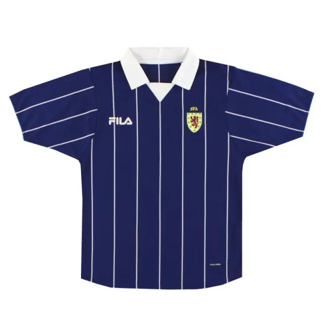 2002-03 Scotland Fila Home Shirt Y - Scotland / Excellent / Youth