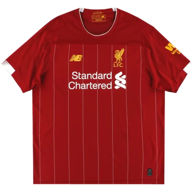 2019-20 Liverpool New Balance Home Shirt M - Liverpool / Excellent / Medium
