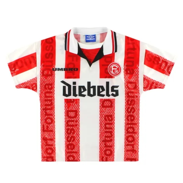 1996-98 Fortuna Dusseldorf Umbro Home Shirt Y - Other German Clubs / Excellent / Youth