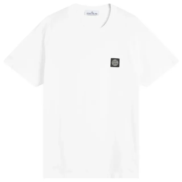 Stone Island Men's Patch Logo T-Shirt White