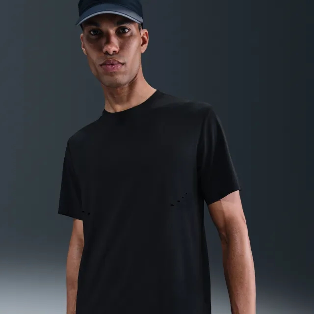 Nike Run Men's Dri-FIT ADV Short-Sleeve Running Top - Black - Sustainable Materials