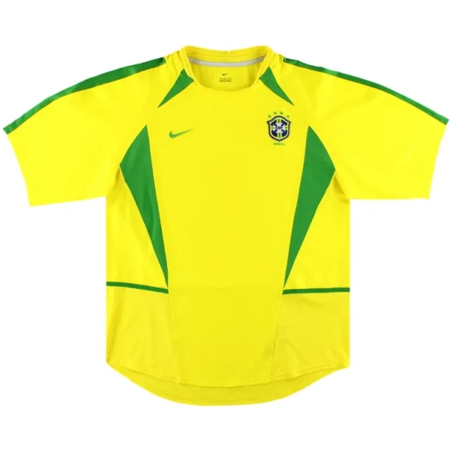 2002-04 Brazil Nike Home Shirt L - Brazil / Excellent / Large