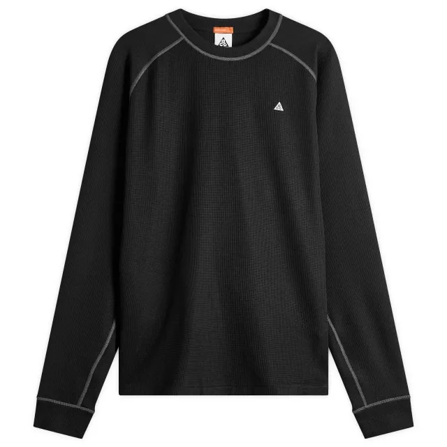 Nike Men's ACG Wolf Long Sleeve Chinati Baselayer Black/Anthracite/Summit White