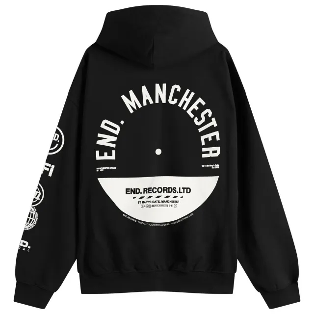 END. City Series 2.0 Manchester Hoodie Black