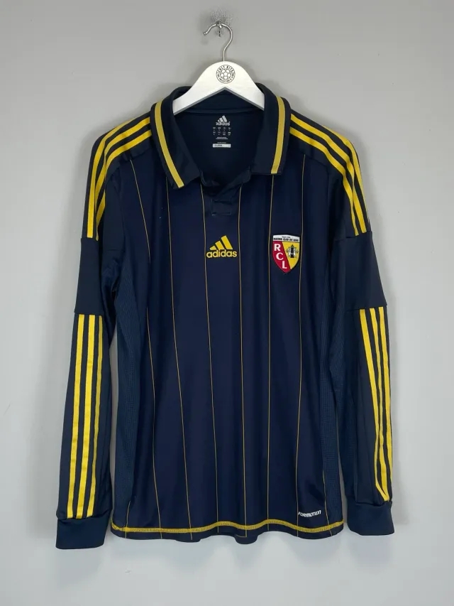 2012/13 RC LENS *PLAYER ISSUE* L/S AWAY SHIRT (L) ADIDAS | Cult Kits