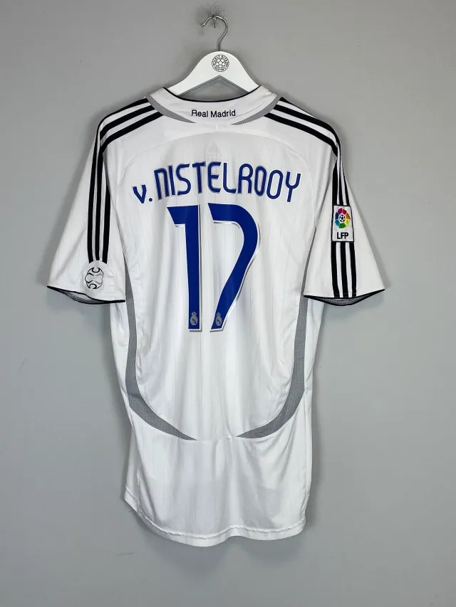 2006/07 REAL MADRID V.NISTELROOY #17 HOME SHIRT (L) ADIDAS | Cult Kits