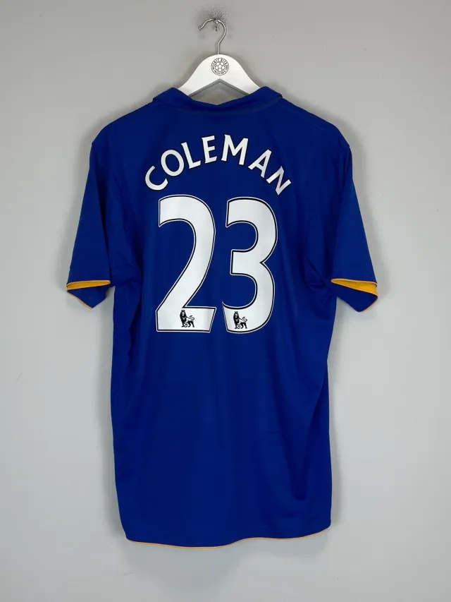 2011/12 EVERTON COLEMAN #23 HOME SHIRT (L) LE COQ | Cult Kits