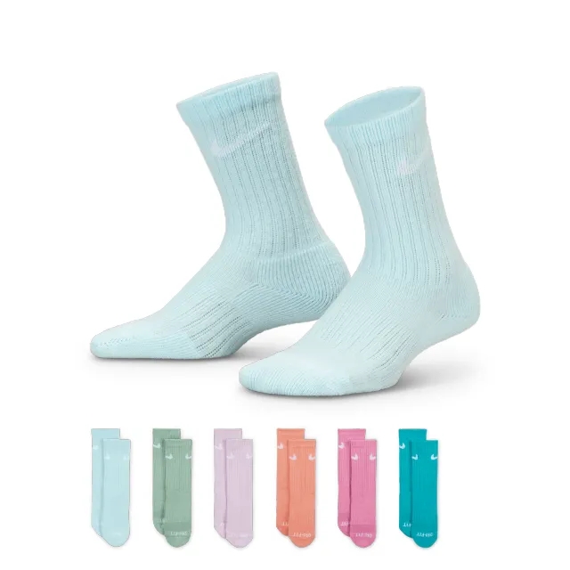 Nike Dri-FIT Performance Basics Younger Kids' Crew Socks - Blue