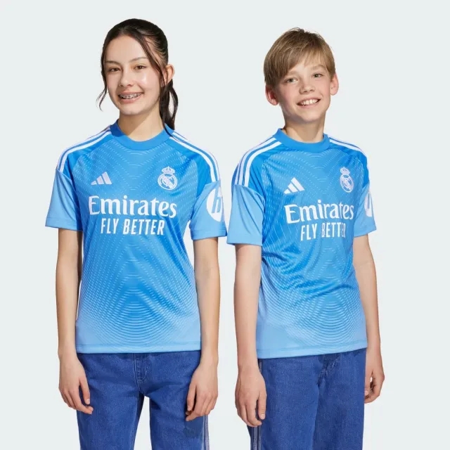 adidas Real Madrid 25/26 Home Goalkeeper Jersey Kids