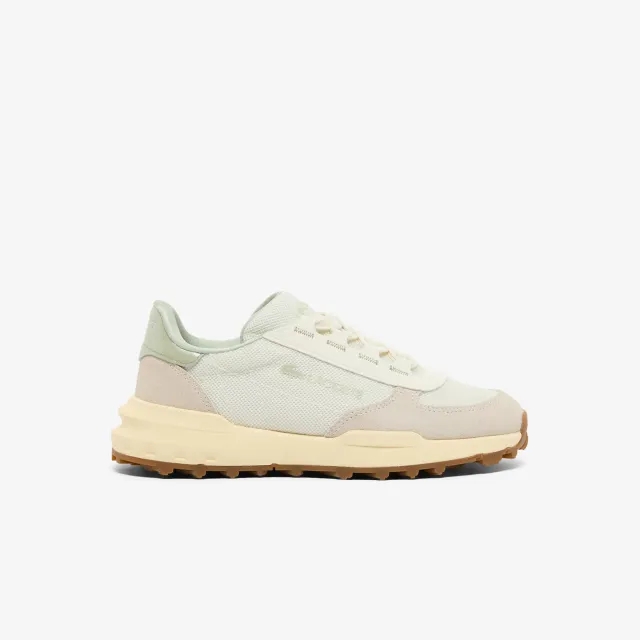 Lacoste Women's Elite Active Evo Sneakers - White / Light Khaki