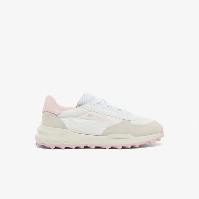 Lacoste Women's Elite Active Evo Sneakers - White & Light Pink