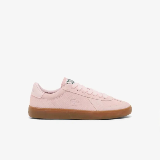 Lacoste Women’s Baseshot Pro Suede Sneakers - Light Pink / Gum