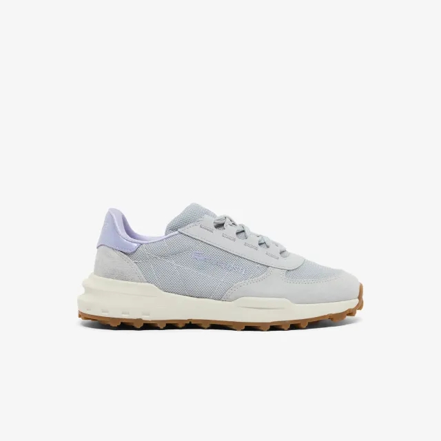Lacoste Women's Elite Active Evo Sneakers - Light Grey / Light Purple