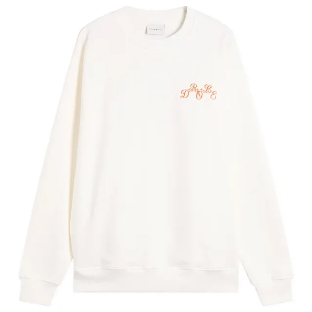 Drôle de Monsieur Men's Cocktail Tray Sweatshirt Off White