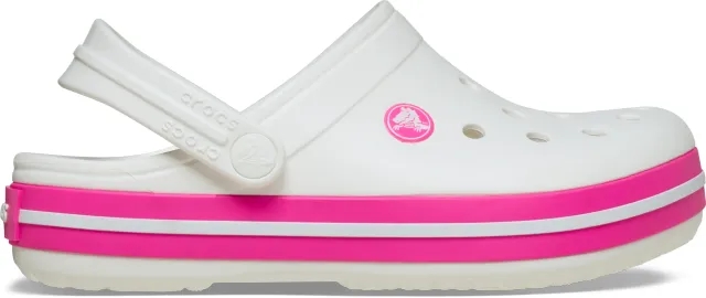 Crocs | Kids | Toddler Crocband™ | Clogs | White / Pink Crush | C4