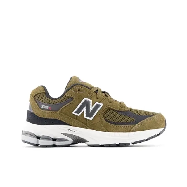 New Balance Kids' 2002 in Brown/Black Leather