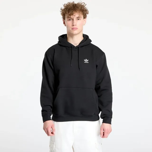 Sweatshirt Adidas Trefoil Essentials Loose Hoodie Black/ Black/ Black S