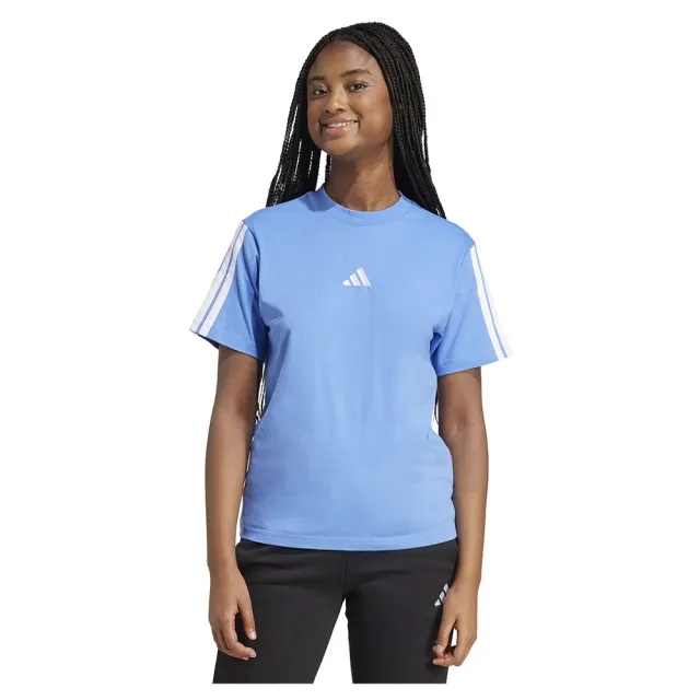 Adidas Essentials 3 Stripes Cotton Short Sleeve T-shirt